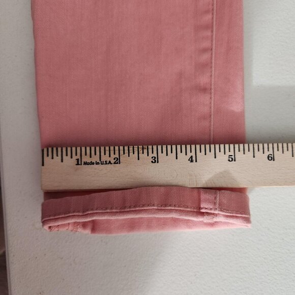 Jessica Simpson Jeans Womens 8 Pink Rolled Crop Skinny Stretch Pants Denim - Picture 15 of 16